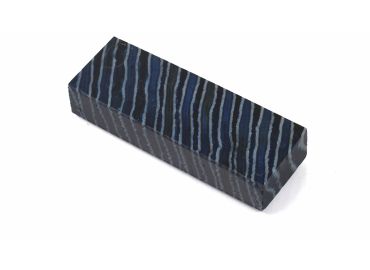 Bloc de molaire de mammouth stabilisé bleu by Raffir